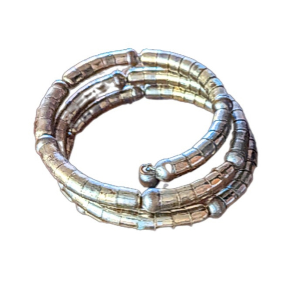 Two Tone Wrap Bracelet Costume Jewelry